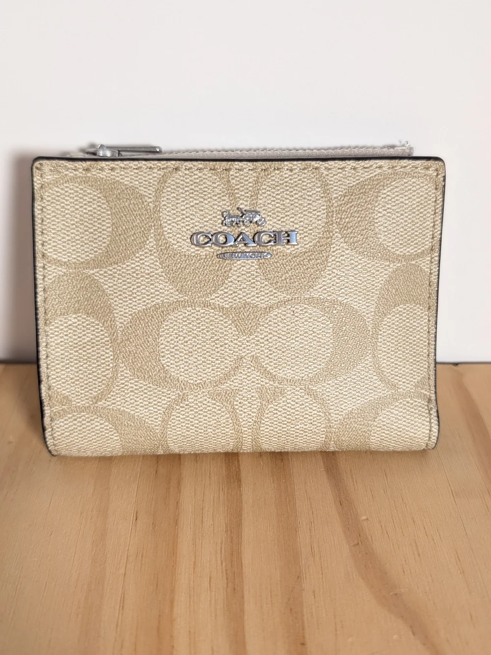 Coach Signature Canvas Wallet
